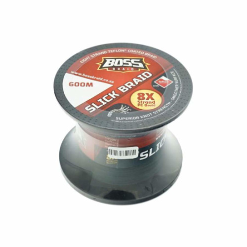 BRAID BOSS SLICK 30LB 8X 600M BRAID BOSS SLICK 30LB 8X 600M